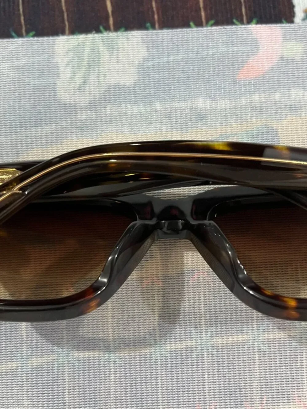 Jacques Marie Mage Black Thick-Framed Square Sunglasses